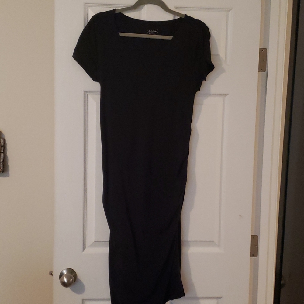 Black maternity dress